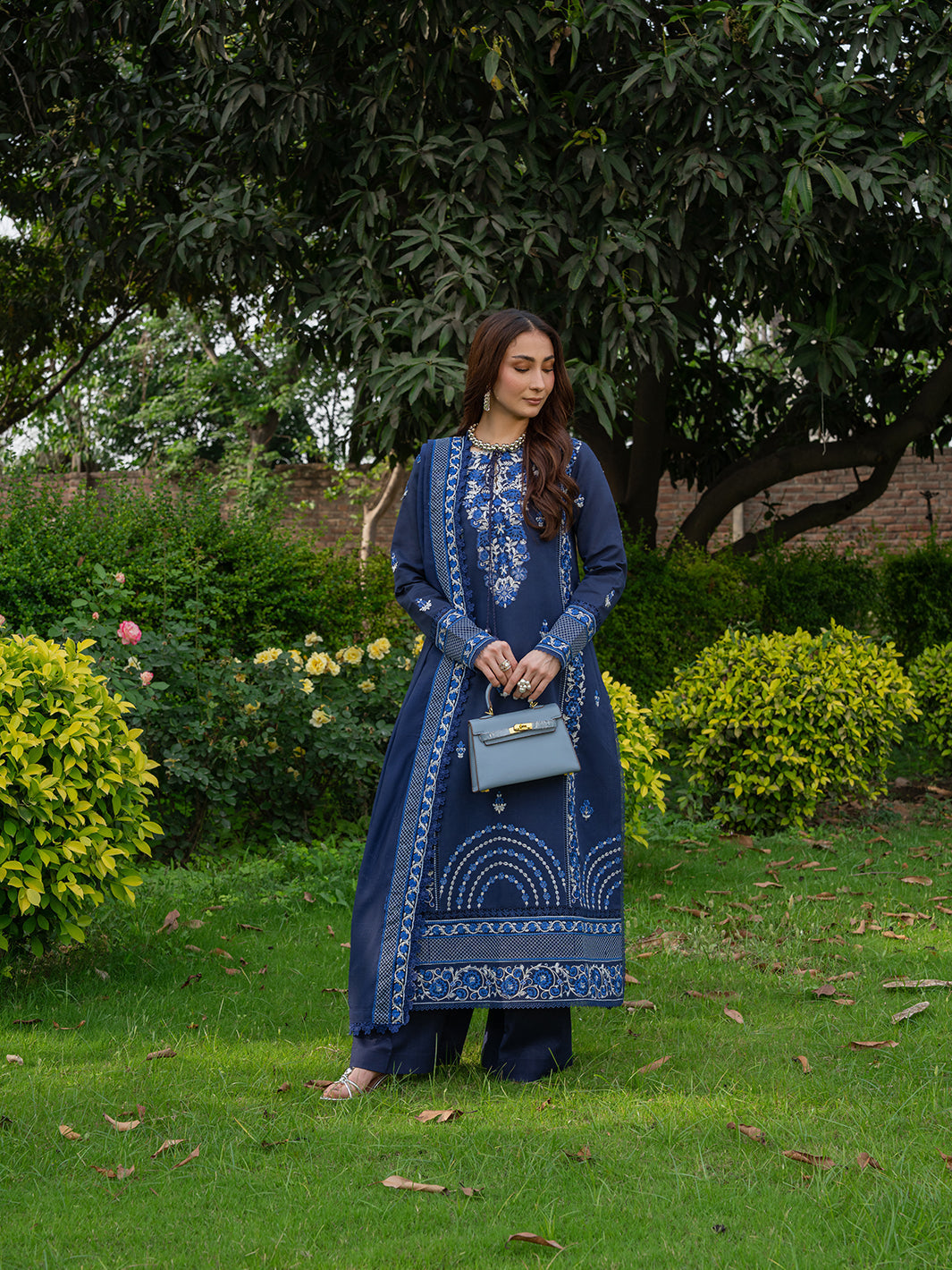 Mahnur | Amaya Lawn 26 | MU-01 by Mahnur - Designer Dress  - Type : Ladies Clothes - Available at Libayah - 100% Original 