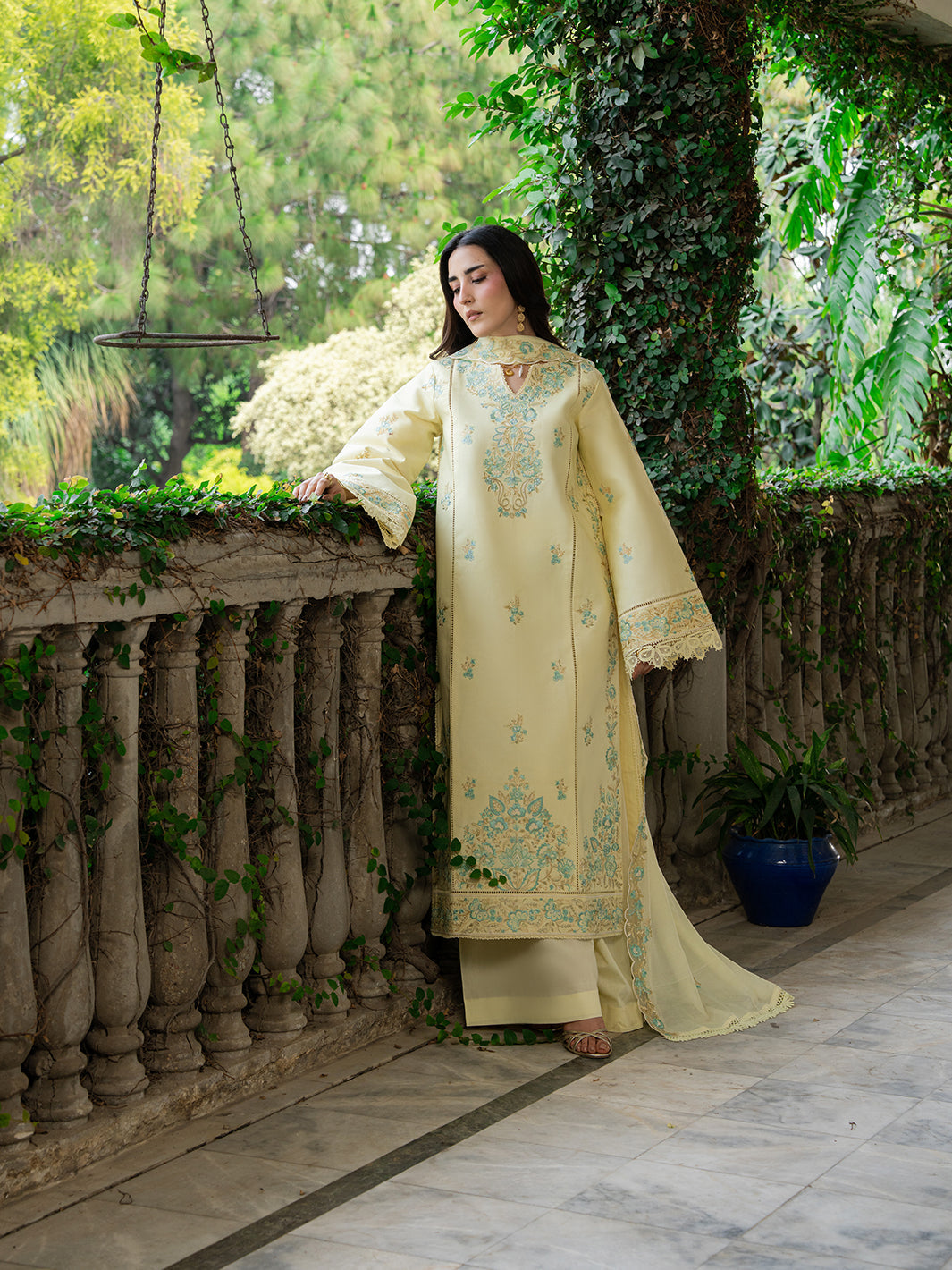Mahnur | Amaya Lawn 26 |MU-02 by Mahnur - Designer Dress  - Type : Ladies Clothes - Available at Libayah - 100% Original 