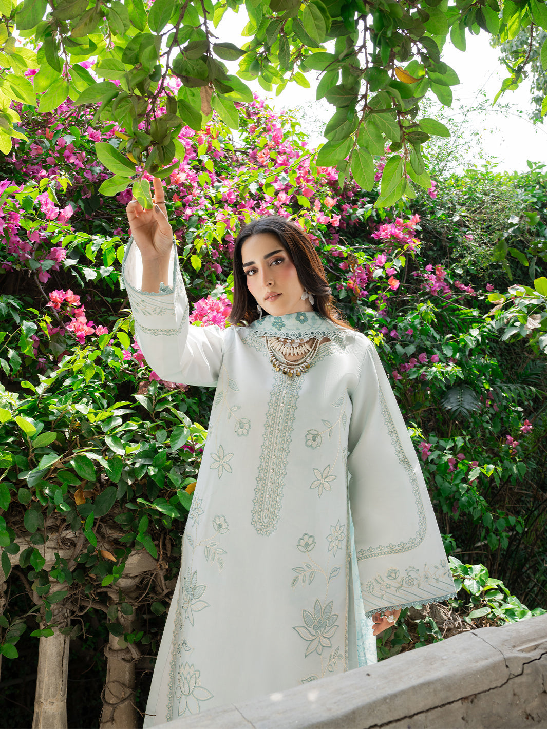 Mahnur | Amaya Lawn 26 | MU-03 by Mahnur - Designer Dress  - Type : Ladies Clothes - Available at Libayah - 100% Original 