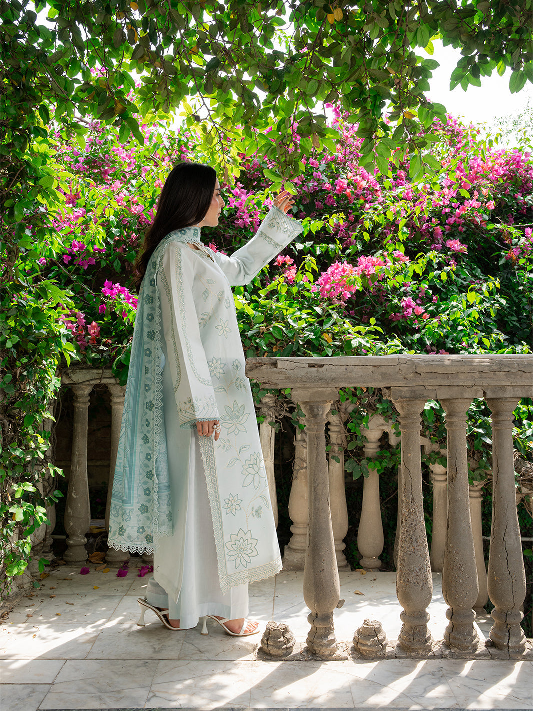 Mahnur | Amaya Lawn 26 | MU-03 by Mahnur - Designer Dress  - Type : Ladies Clothes - Available at Libayah - 100% Original 