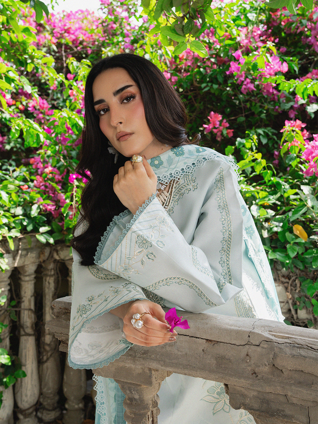 Mahnur | Amaya Lawn 26 | MU-03 by Mahnur - Designer Dress  - Type : Ladies Clothes - Available at Libayah - 100% Original 