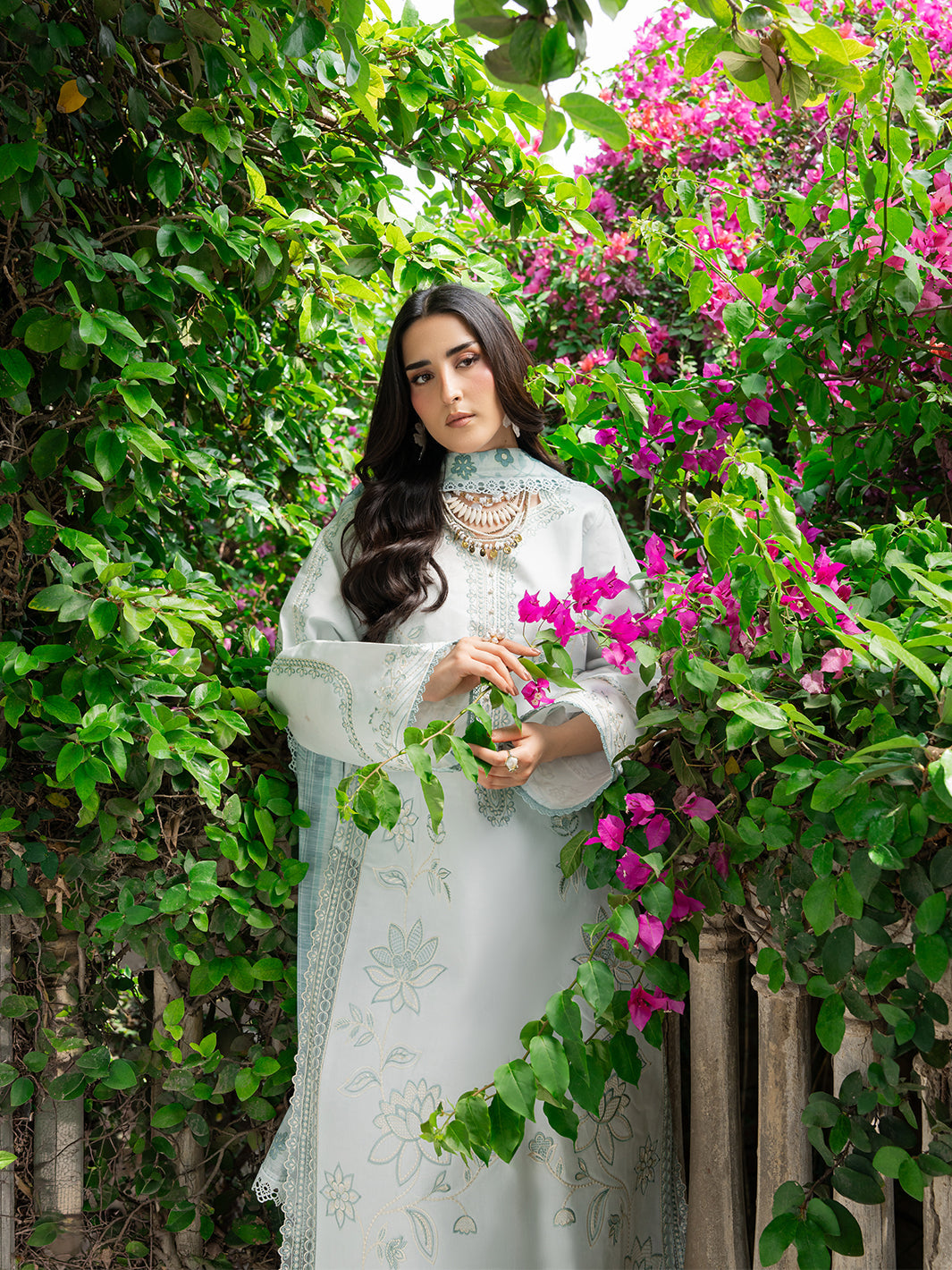Mahnur | Amaya Lawn 26 | MU-03 by Mahnur - Designer Dress  - Type : Ladies Clothes - Available at Libayah - 100% Original 