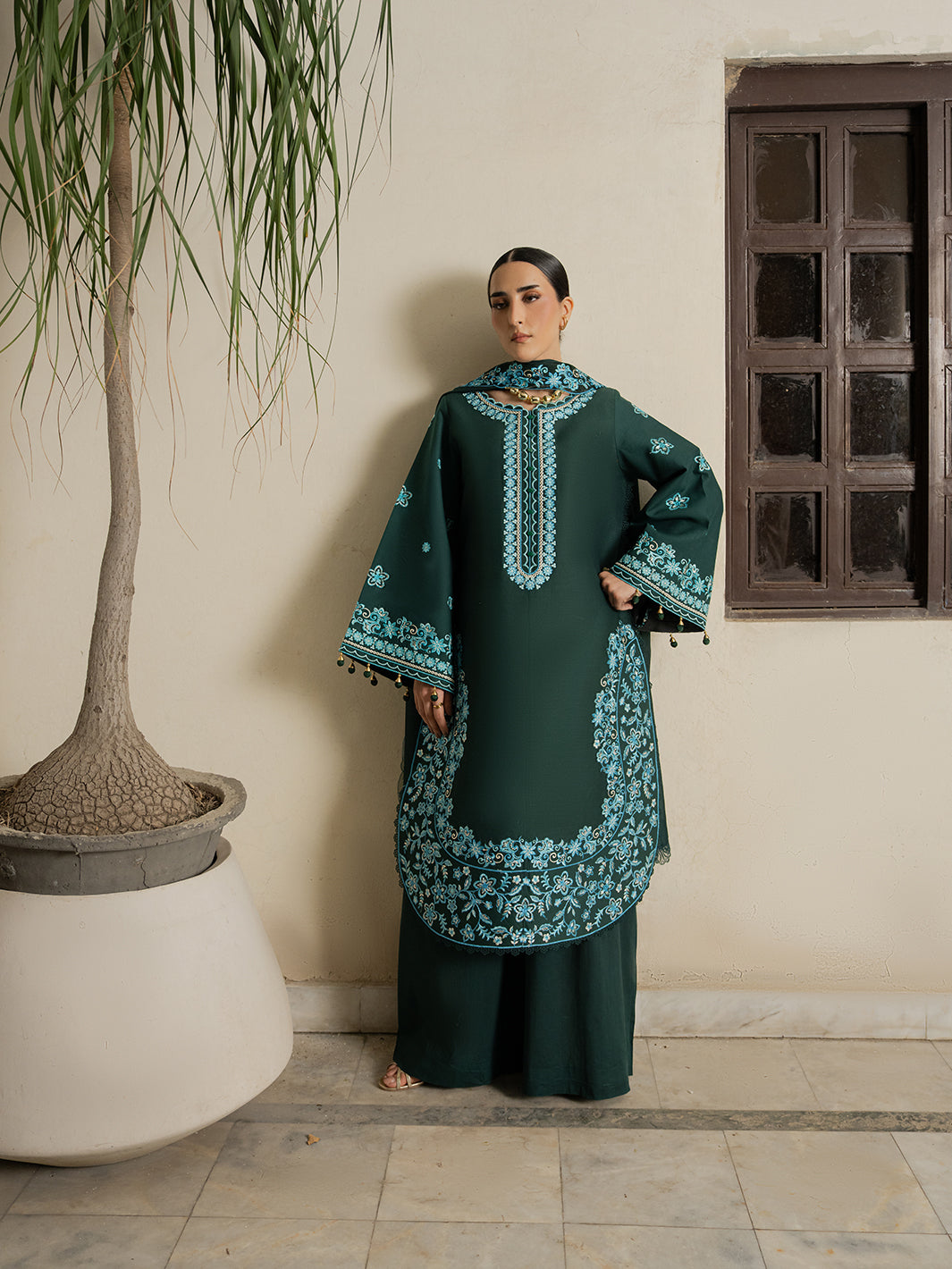 Mahnur | Amaya Lawn 26 | MU-04 by Mahnur - Designer Dress  - Type : Ladies Clothes - Available at Libayah - 100% Original 