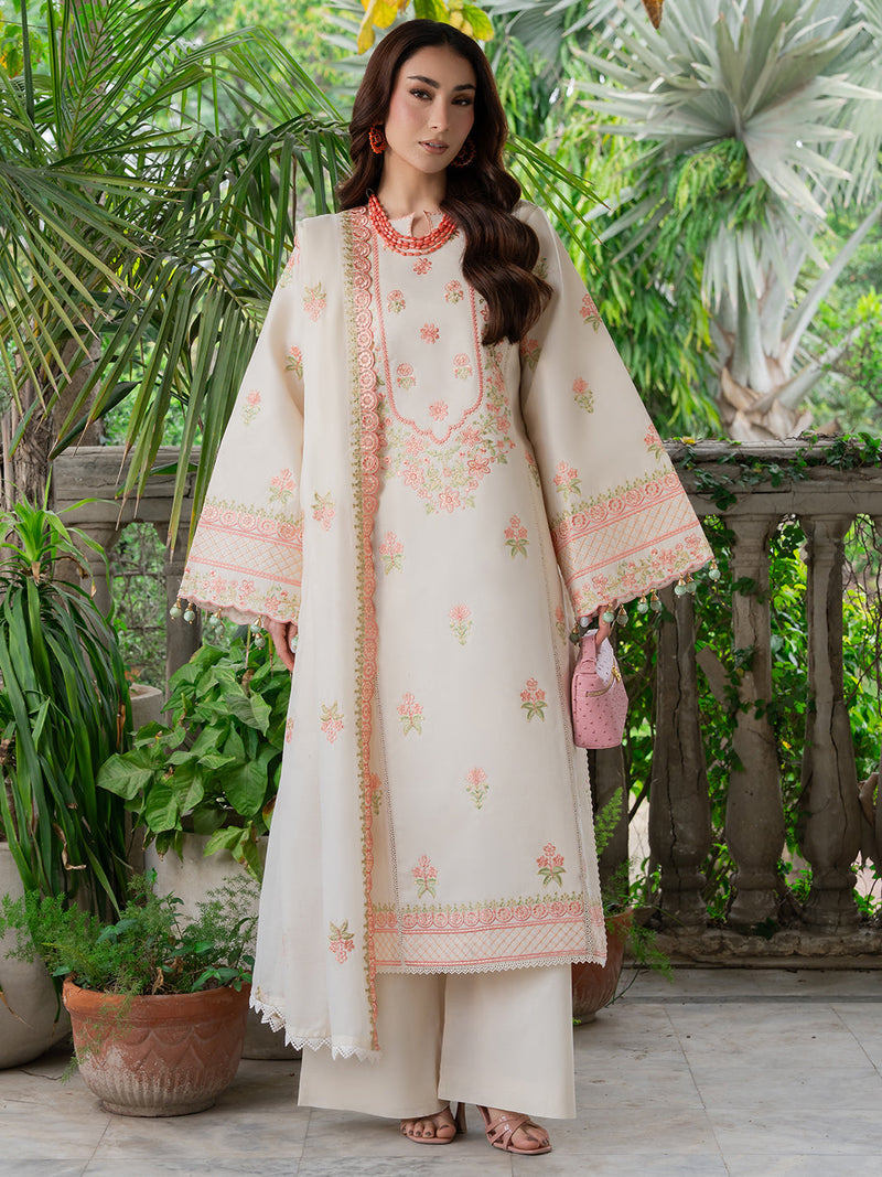 Mahnur | Amaya Lawn 26 | MU-05 by Mahnur - Designer Dress  - Type : Ladies Clothes - Available at Libayah - 100% Original 