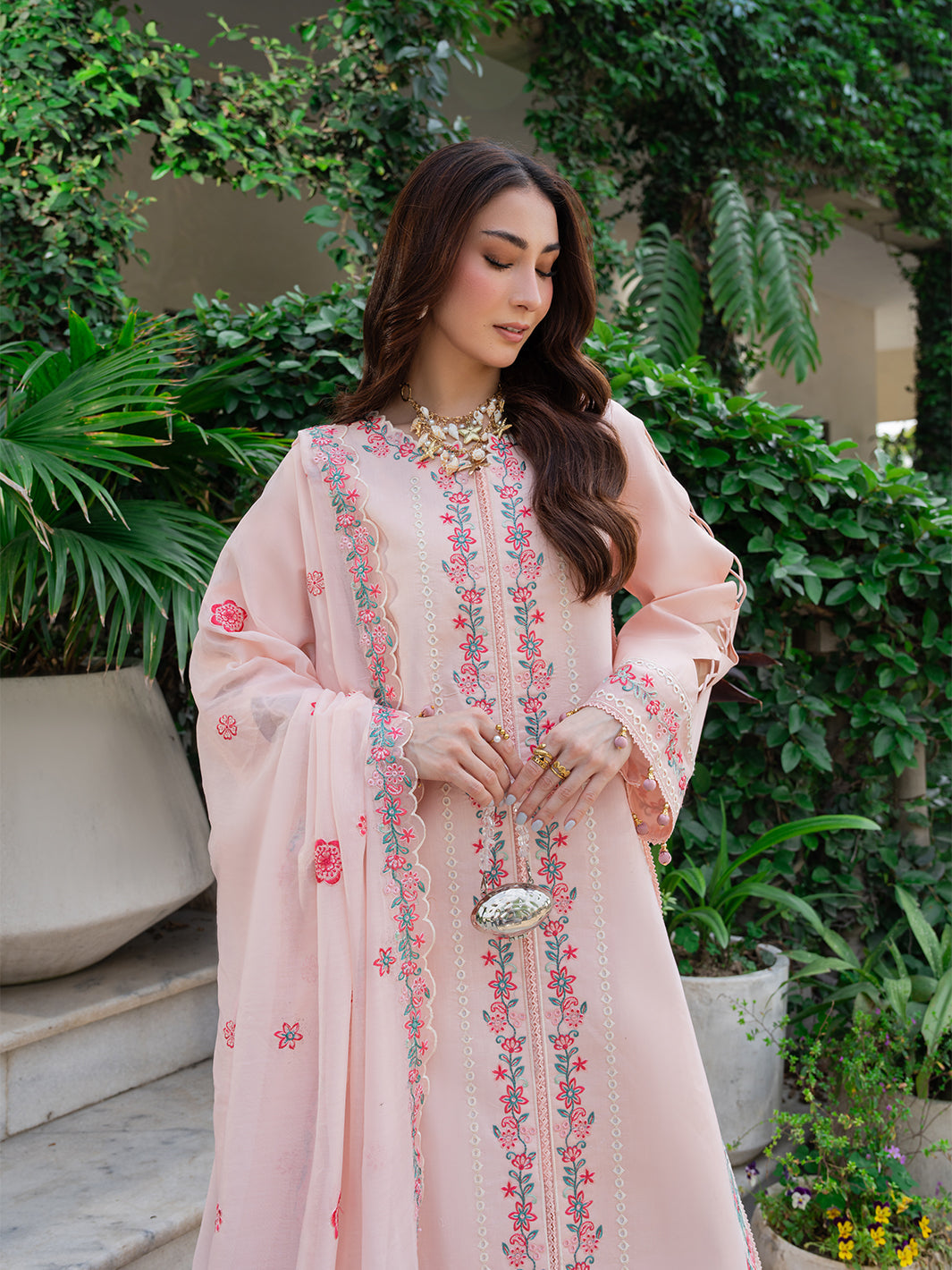 Mahnur | Amaya Lawn 26 | MU-07 by Mahnur - Designer Dress  - Type : Ladies Clothes - Available at Libayah - 100% Original 