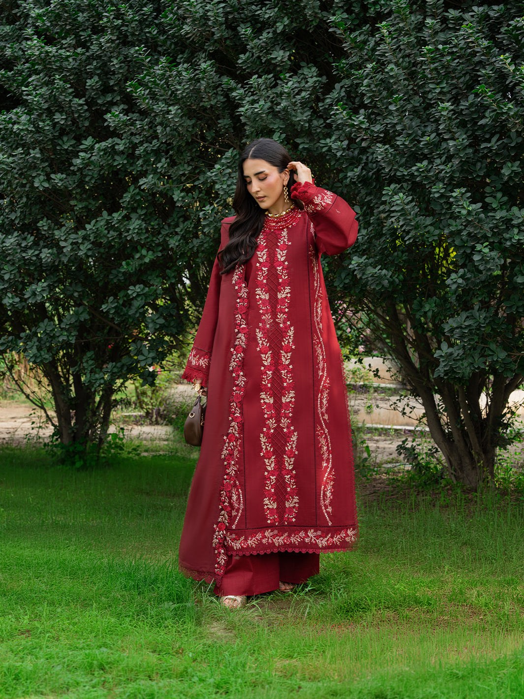 Mahnur | Amaya Lawn 26 | MU-09 by Mahnur - Designer Dress  - Type : Ladies Clothes - Available at Libayah - 100% Original 
