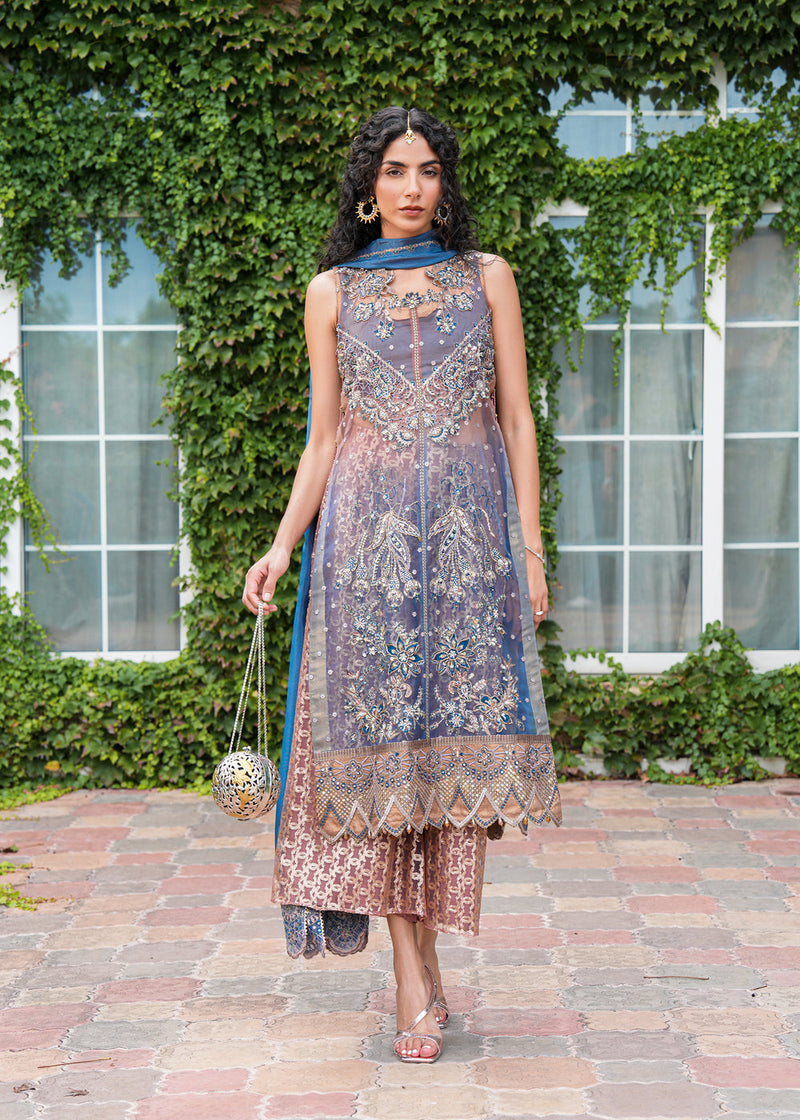 Moonlit Grace – authentic Pakistani formal dress from the Laj by Lajwanti Runaway Formals 25 collection for women in the UK