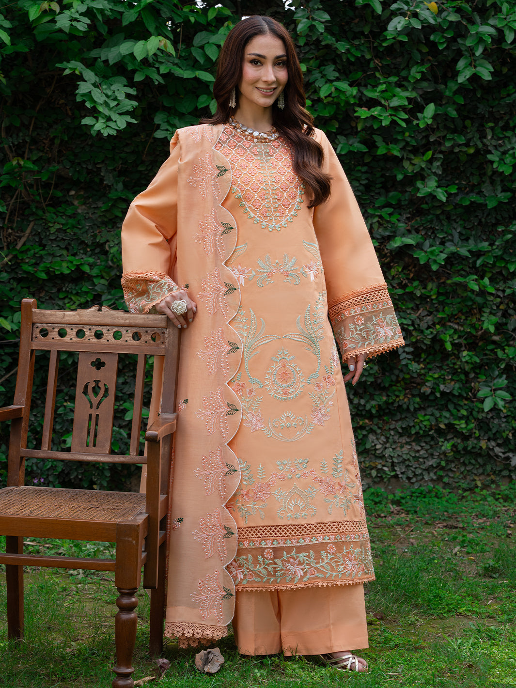Mahnur | Amaya Lawn 26 | MU-12 by Mahnur - Designer Dress  - Type : Ladies Clothes - Available at Libayah - 100% Original 
