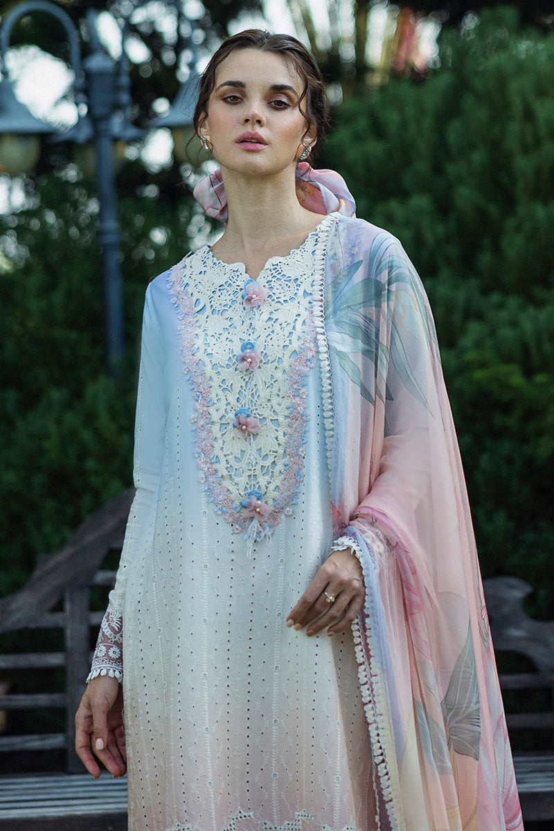 Mushq | Solace Ombre Chikankari | Purezza by Mushq - Designer Dress - Type: Ladies Clothes - Available at Libayah - 100% Original