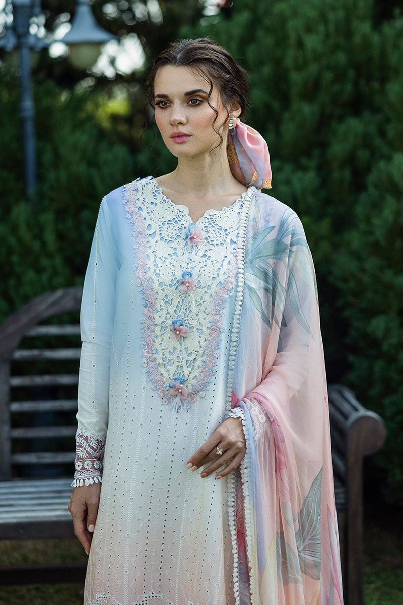 Mushq | Solace Ombre Chikankari | Purezza by Mushq - Designer Dress - Type: Ladies Clothes - Available at Libayah - 100% Original