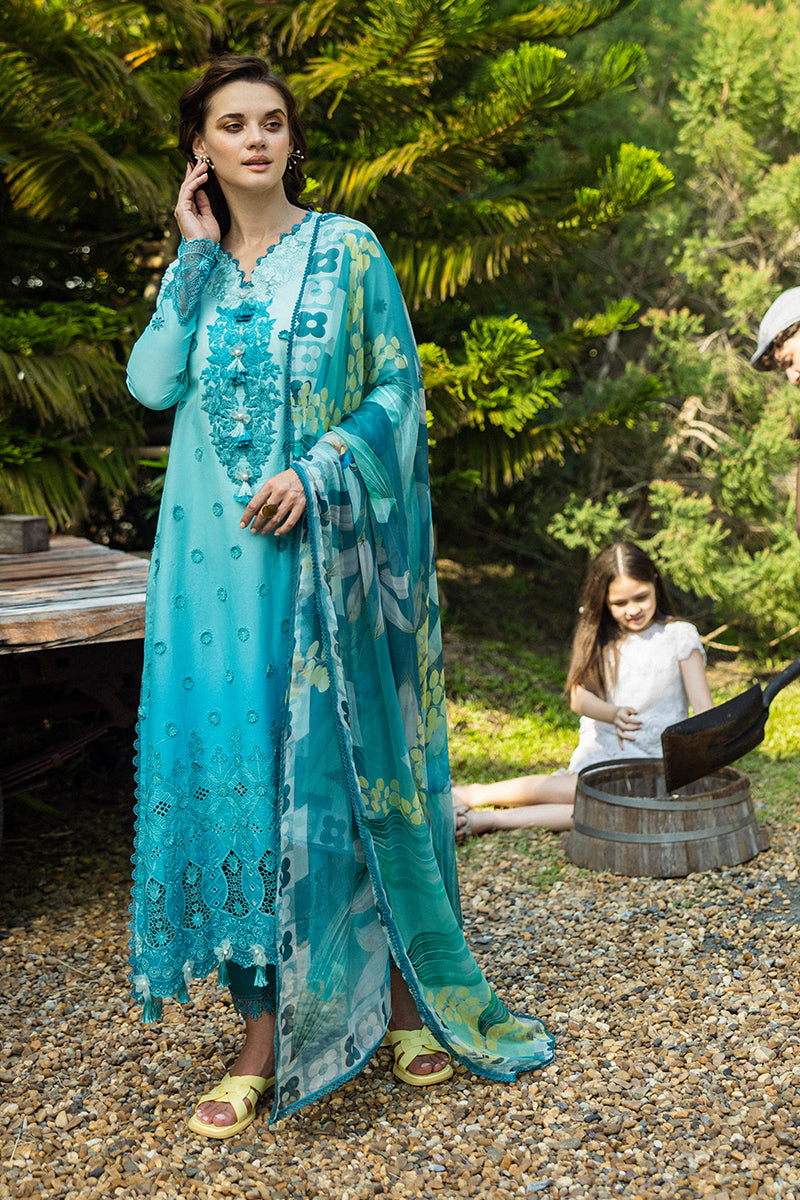 Mushq | Solace Ombre Chikankari | Amore by Mushq - Designer Dress  - Type : Ladies Clothes - Available at Libayah - 100% Original 