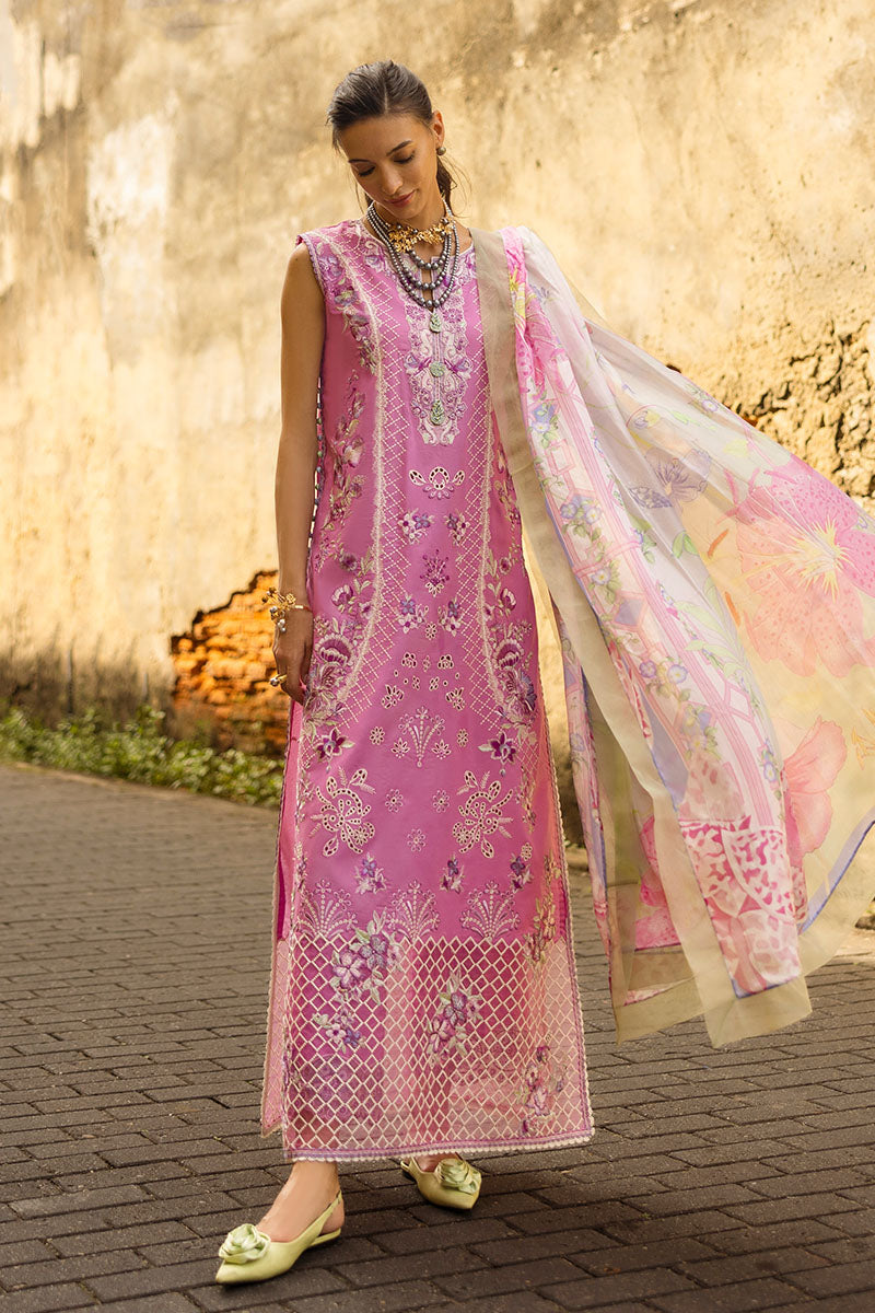 Mushq | Manaram Luxury Lawn 25 | Timeless Wave by Mushq - Designer Dress - Type: Ladies Clothes - Available at Libayah - 100% Original