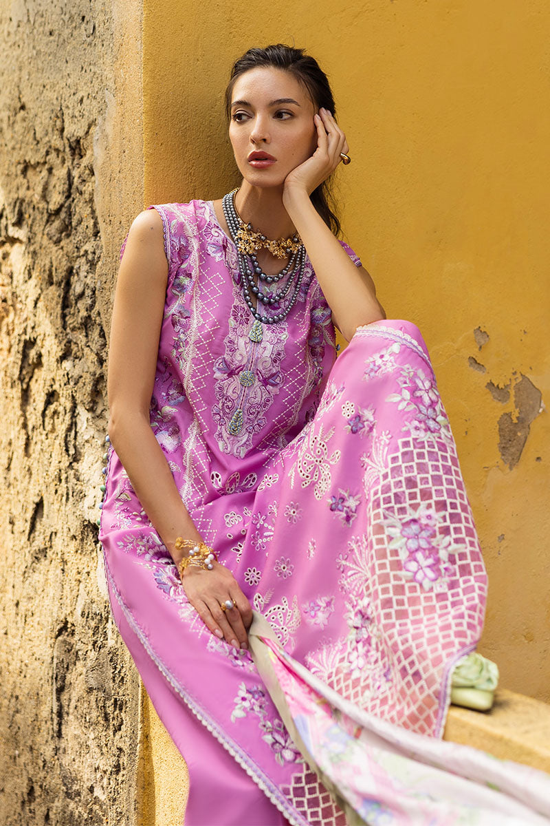 Mushq | Manaram Luxury Lawn 25 | Timeless Wave by Mushq - Designer Dress - Type: Ladies Clothes - Available at Libayah - 100% Original