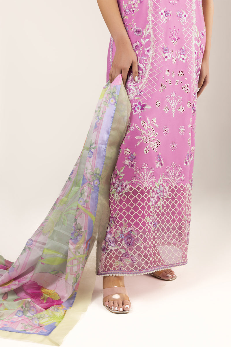 Mushq | Manaram Luxury Lawn 25 | Timeless Wave by Mushq - Designer Dress - Type: Ladies Clothes - Available at Libayah - 100% Original