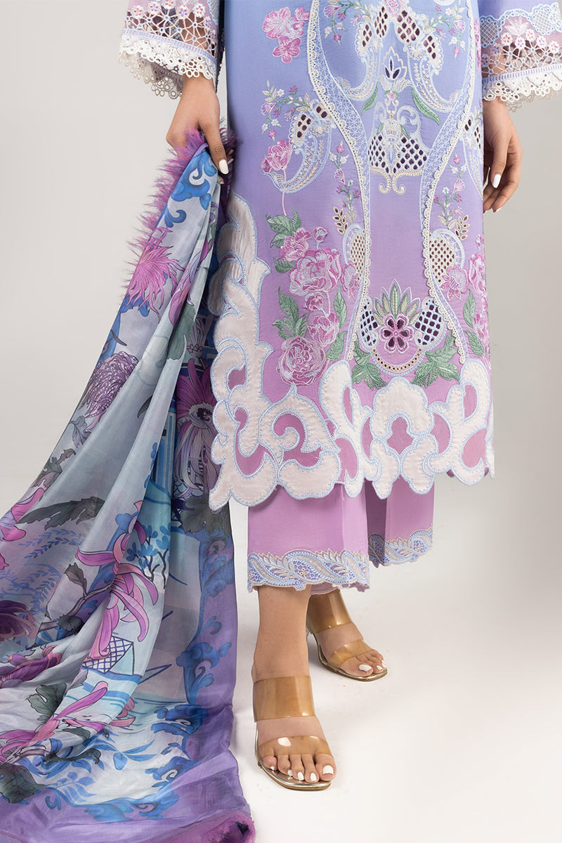 Mushq | Manaram Luxury Lawn 25 | Whispering Melody by Mushq - Designer Dress - Type: Ladies Clothes - Available at Libayah - 100% Original