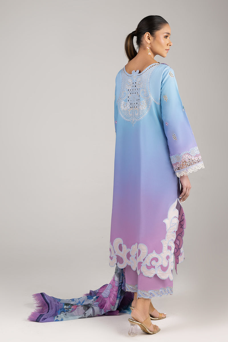 Mushq | Manaram Luxury Lawn 25 | Whispering Melody by Mushq - Designer Dress - Type: Ladies Clothes - Available at Libayah - 100% Original