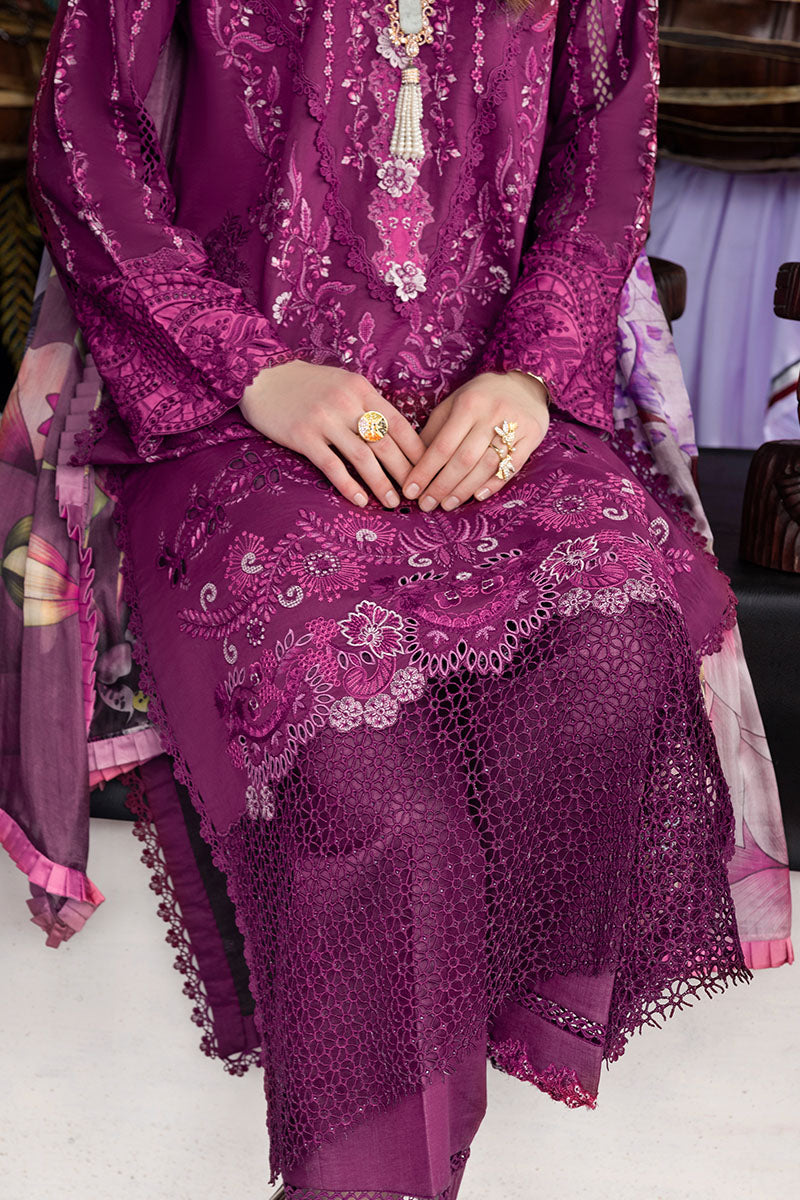 Mushq | Manaram Luxury Lawn 25 | Eternal Beat by Mushq - Designer Dress - Type: Ladies Clothes - Available at Libayah - 100% Original
