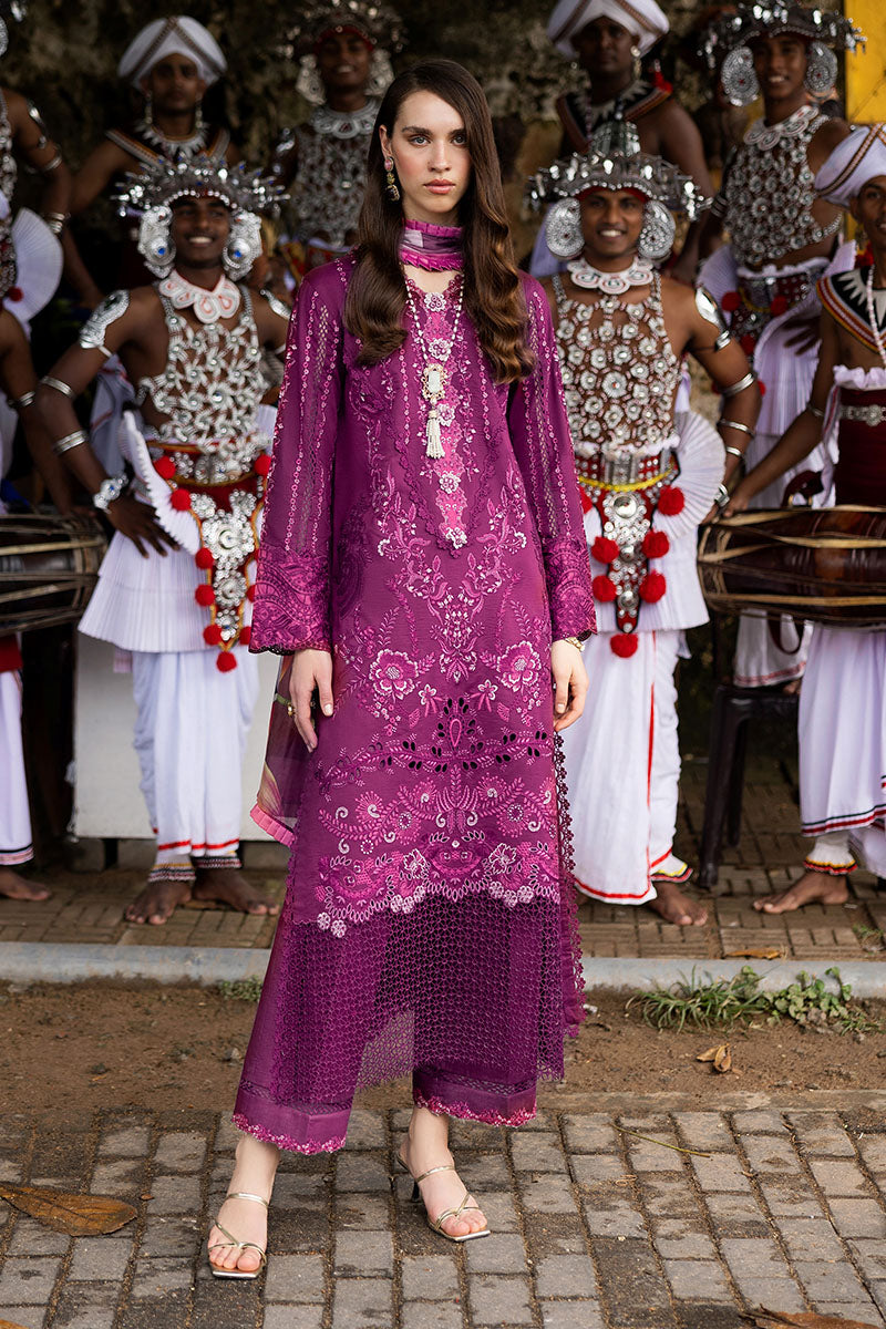Mushq | Manaram Luxury Lawn 25 | Eternal Beat by Mushq - Designer Dress - Type: Ladies Clothes - Available at Libayah - 100% Original