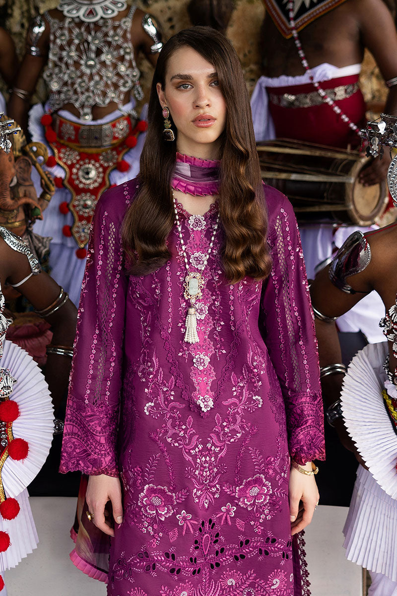 Mushq | Manaram Luxury Lawn 25 | Eternal Beat by Mushq - Designer Dress - Type: Ladies Clothes - Available at Libayah - 100% Original