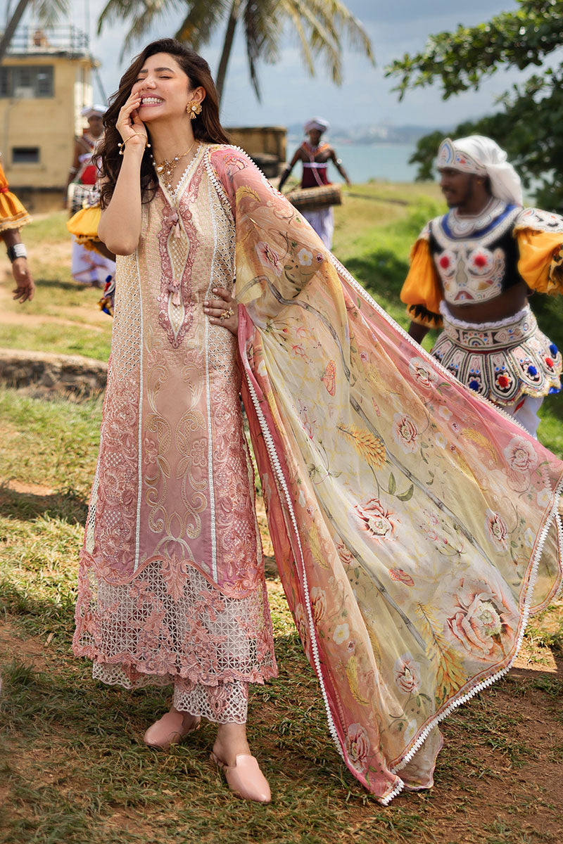 Mushq | Manaram Luxury Lawn 25 | Tranquil Spark by Mushq - Designer Dress - Type: Ladies Clothes - Available at Libayah - 100% Original