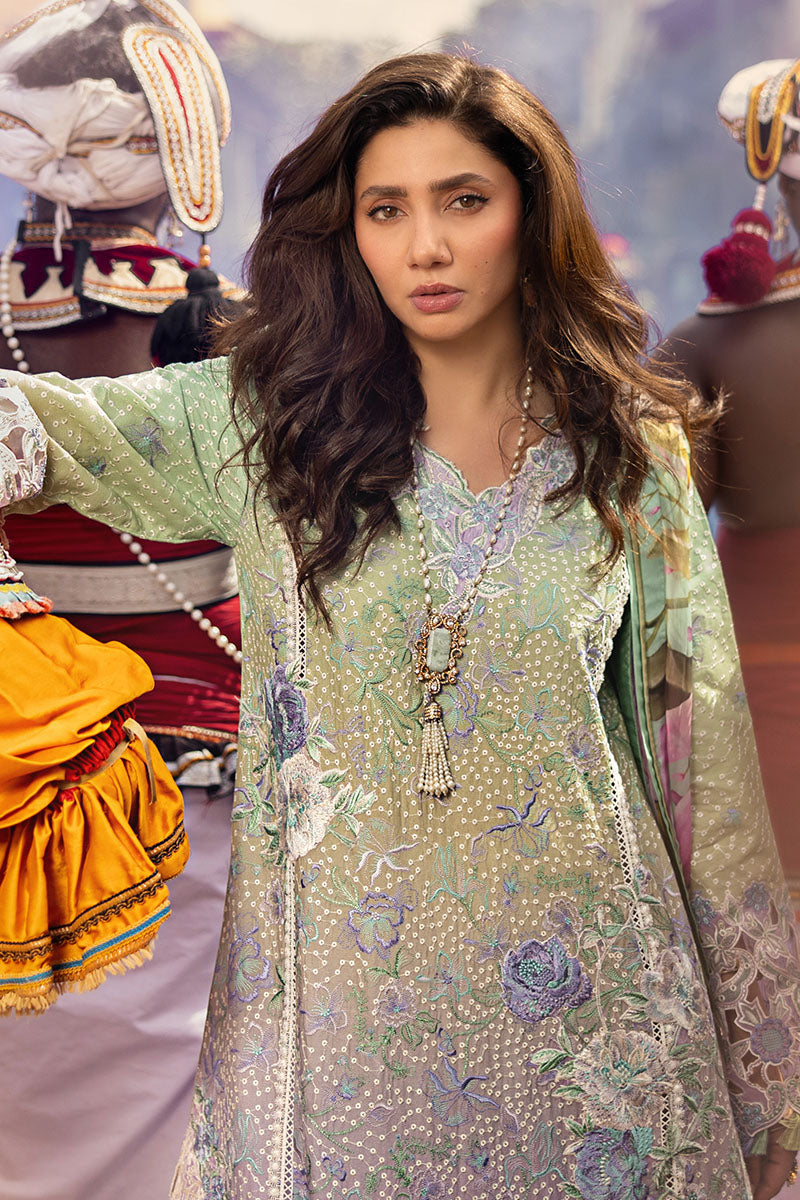 Mushq | Manaram Luxury Lawn 25 | Glittering Grace by Mushq - Designer Dress - Type: Ladies Clothes - Available at Libayah - 100% Original