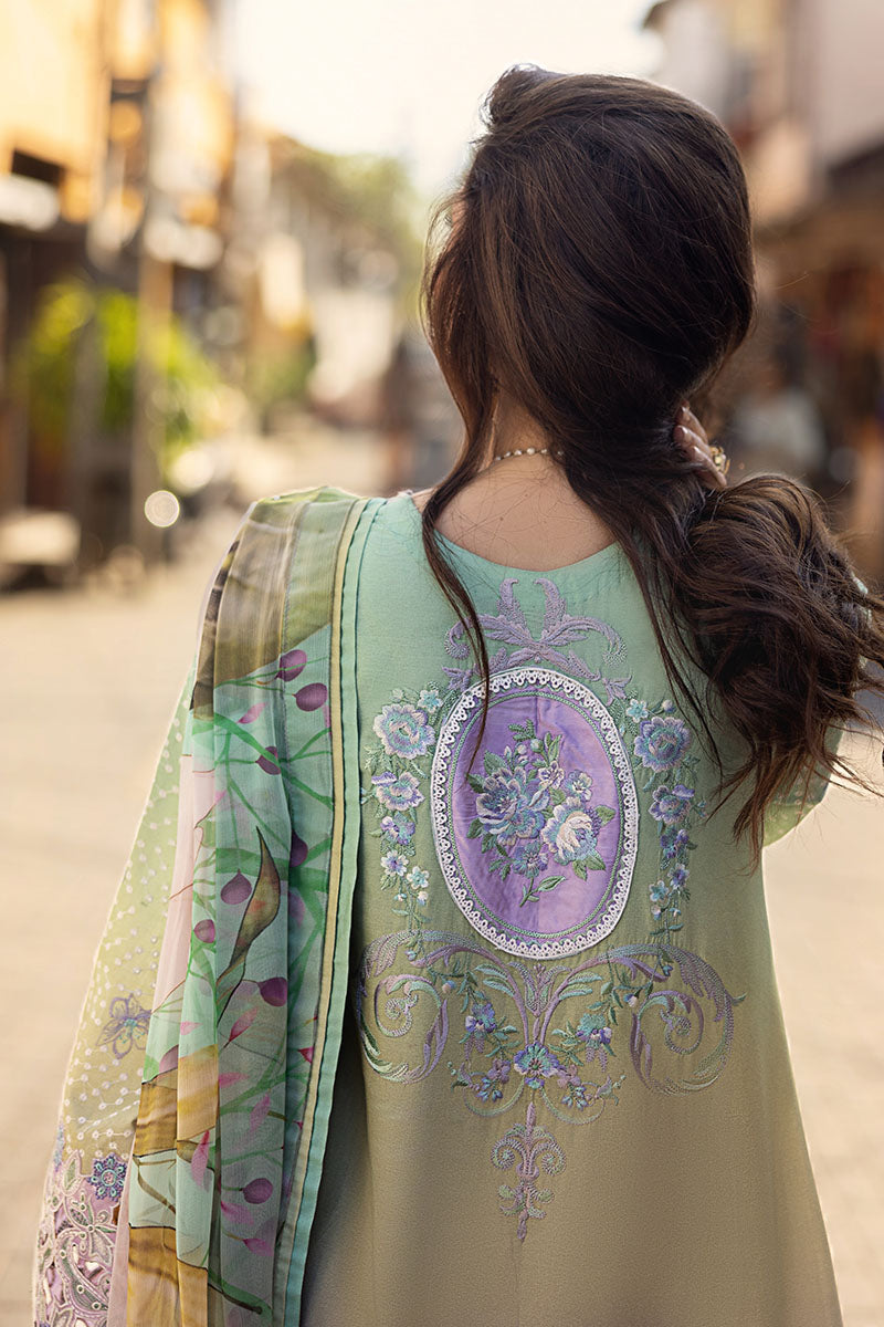 Mushq | Manaram Luxury Lawn 25 | Glittering Grace by Mushq - Designer Dress - Type: Ladies Clothes - Available at Libayah - 100% Original