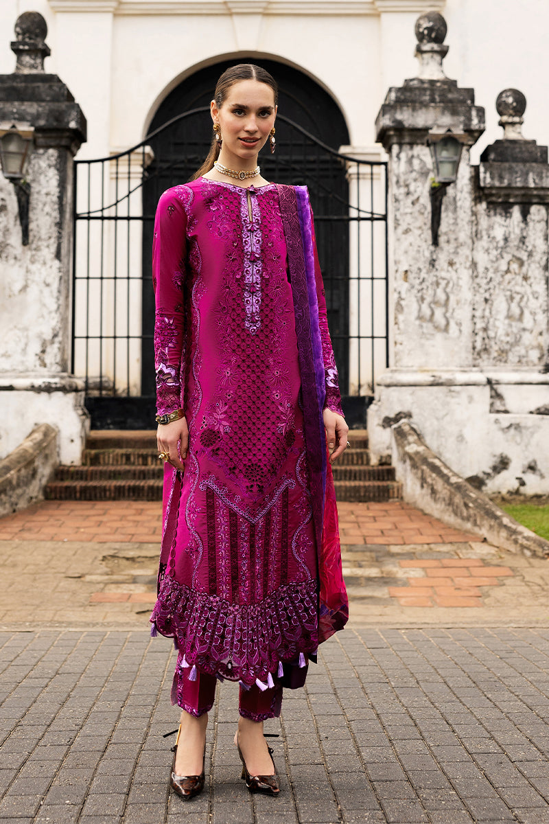 Mushq | Manaram Luxury Lawn 25 | Dreamy Whirl by Mushq - Designer Dress - Type: Ladies Clothes - Available at Libayah - 100% Original