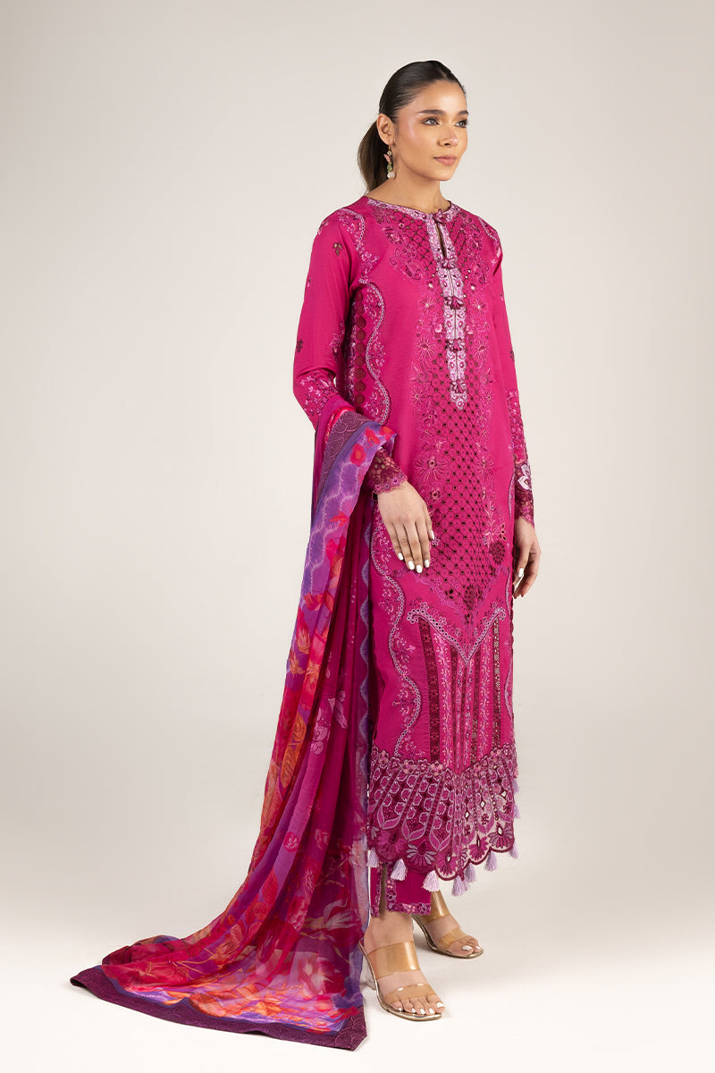 Mushq | Manaram Luxury Lawn 25 | Dreamy Whirl by Mushq - Designer Dress - Type: Ladies Clothes - Available at Libayah - 100% Original