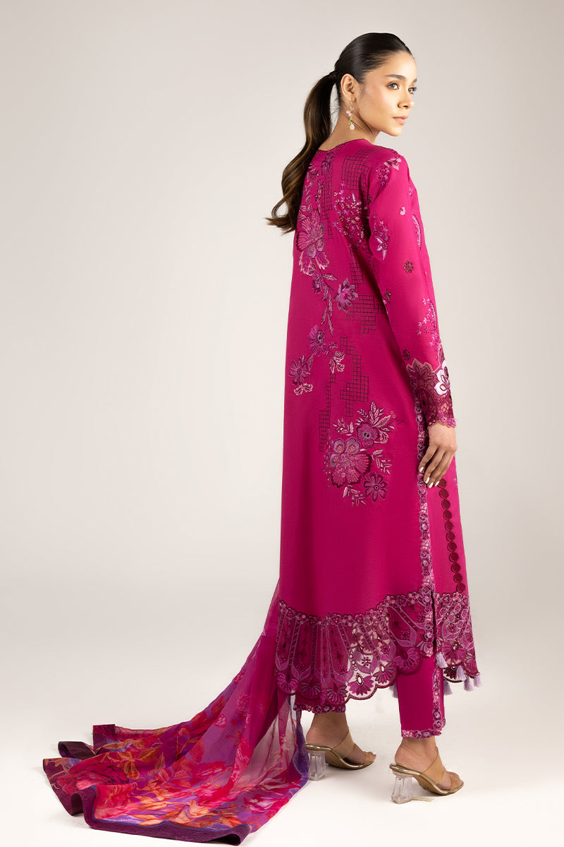 Mushq | Manaram Luxury Lawn 25 | Dreamy Whirl by Mushq - Designer Dress - Type: Ladies Clothes - Available at Libayah - 100% Original