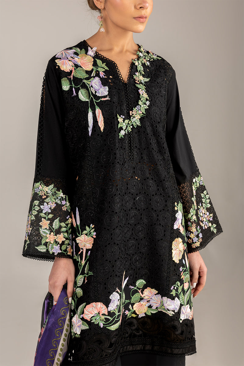Mushq | Manaram Luxury Lawn 25 | Dazzling Glimmer by Mushq - Designer Dress - Type: Ladies Clothes - Available at Libayah - 100% Original
