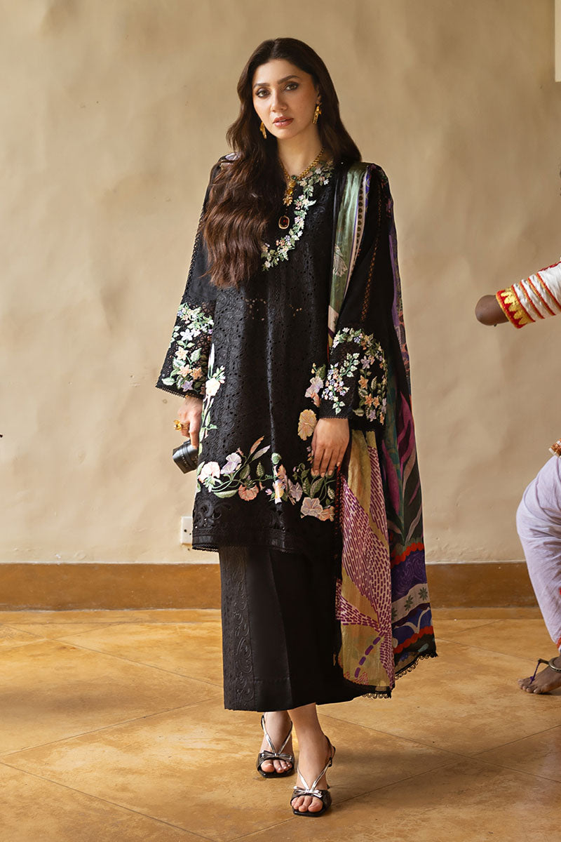 Mushq | Manaram Luxury Lawn 25 | Dazzling Glimmer by Mushq - Designer Dress - Type: Ladies Clothes - Available at Libayah - 100% Original