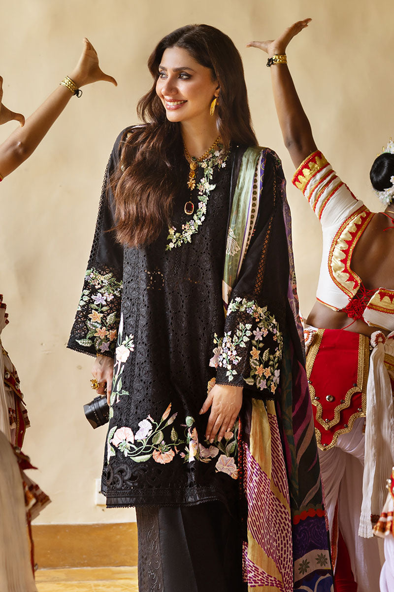 Mushq | Manaram Luxury Lawn 25 | Dazzling Glimmer by Mushq - Designer Dress - Type: Ladies Clothes - Available at Libayah - 100% Original