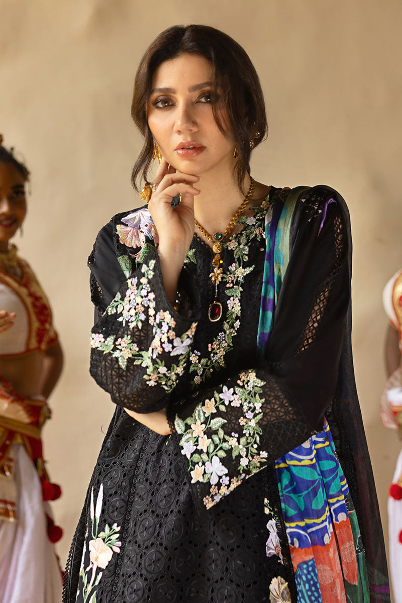 Mushq | Manaram Luxury Lawn 25 | Dazzling Glimmer by Mushq - Designer Dress - Type: Ladies Clothes - Available at Libayah - 100% Original