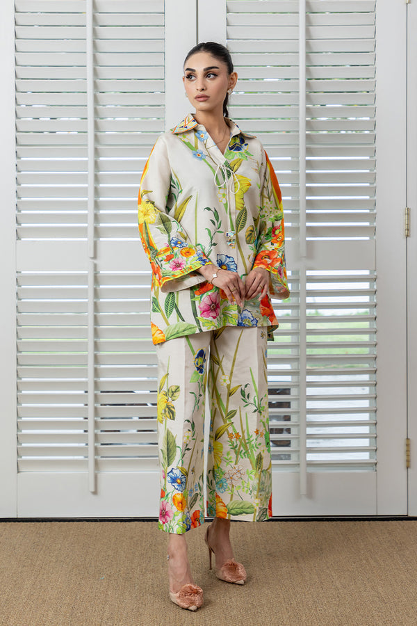 Mina Hassan | Signature Prints | Garden Chic by Mina Hassan - Designer Dress  - Type : Ladies Clothes - Available at Libayah - 100% Original 