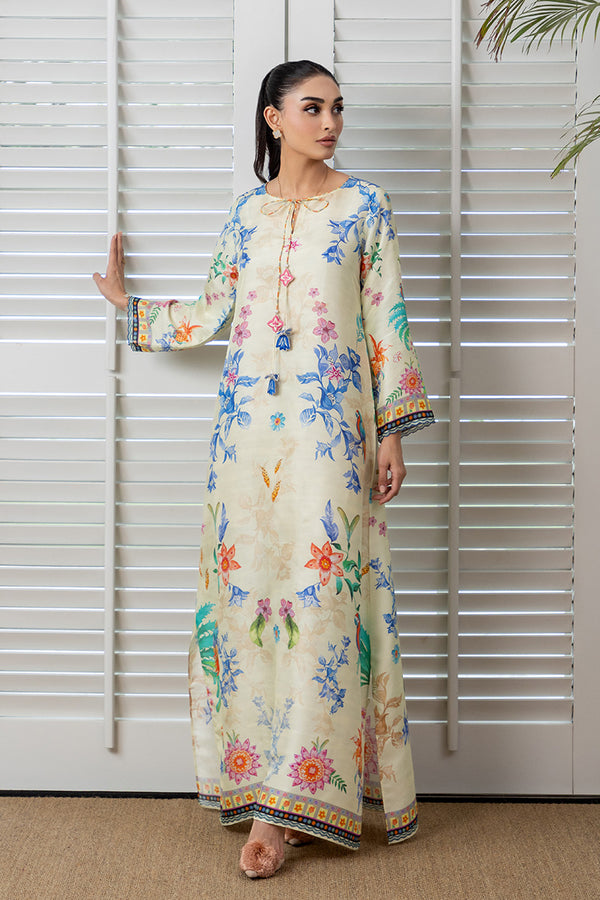 Mina Hassan | Signature Prints | Floral Sundress Kaftan by Mina Hassan - Designer Dress  - Type : Ladies Clothes - Available at Libayah - 100% Original 