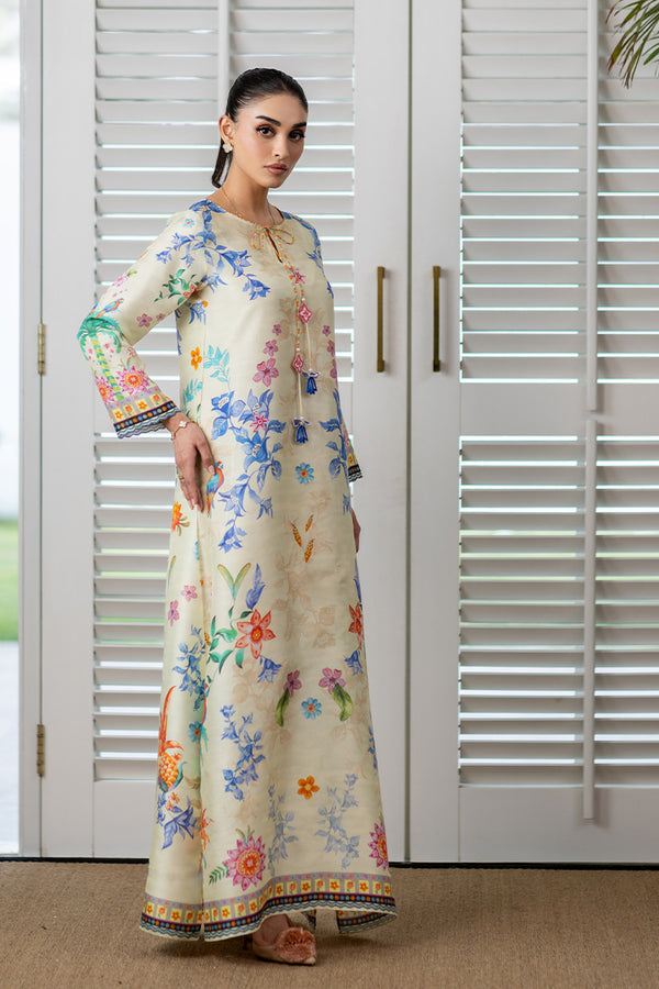 Mina Hassan | Signature Prints | Floral Sundress Kaftan by Mina Hassan - Designer Dress  - Type : Ladies Clothes - Available at Libayah - 100% Original 
