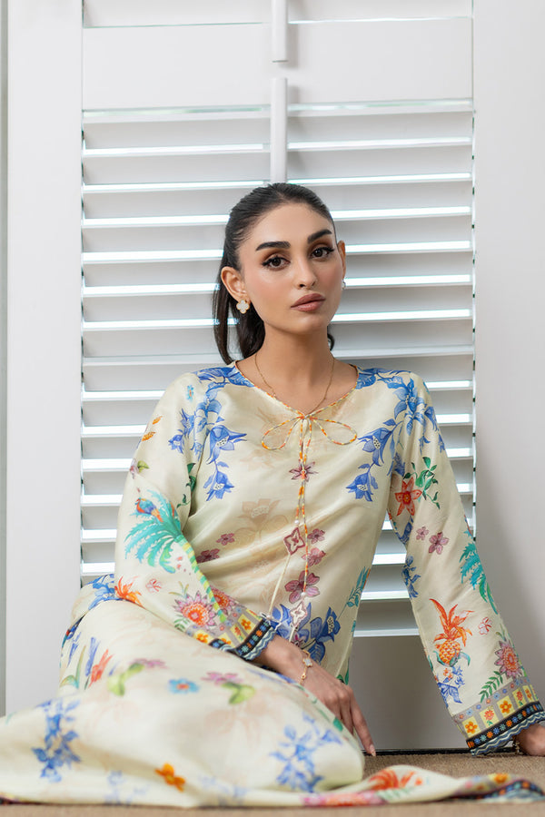 Mina Hassan | Signature Prints | Floral Sundress Kaftan by Mina Hassan - Designer Dress  - Type : Ladies Clothes - Available at Libayah - 100% Original 