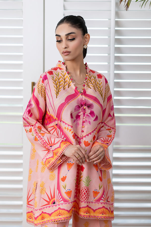 Mina Hassan | Signature Prints | Pink Aura by Mina Hassan - Designer Dress  - Type : Ladies Clothes - Available at Libayah - 100% Original 