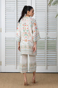 Mina Hassan | Signature Prints | Ivory Glam by Mina Hassan - Designer Dress  - Type : Ladies Clothes - Available at Libayah - 100% Original 