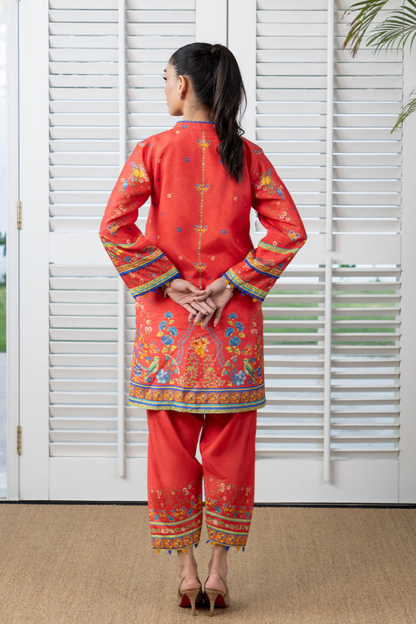 Mina Hassan | Signature Prints | Lemon Affair by Mina Hassan - Designer Dress  - Type : Ladies Clothes - Available at Libayah - 100% Original 