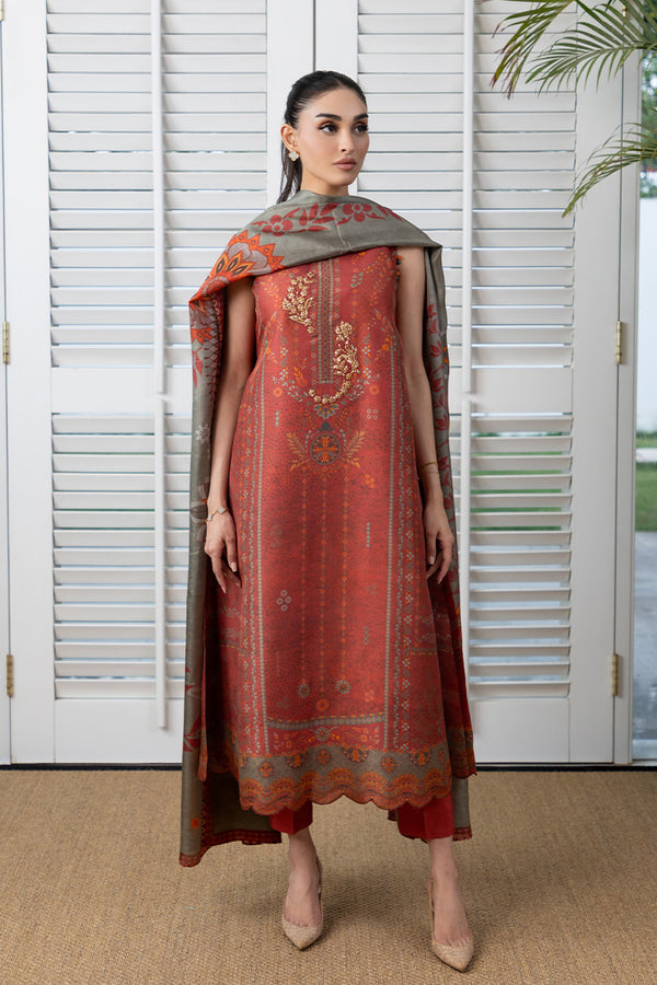 Mina Hassan | Signature Prints | Vintage Heritage by Mina Hassan - Designer Dress  - Type : Ladies Clothes - Available at Libayah - 100% Original 