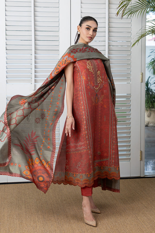 Mina Hassan | Signature Prints | Vintage Heritage by Mina Hassan - Designer Dress  - Type : Ladies Clothes - Available at Libayah - 100% Original 