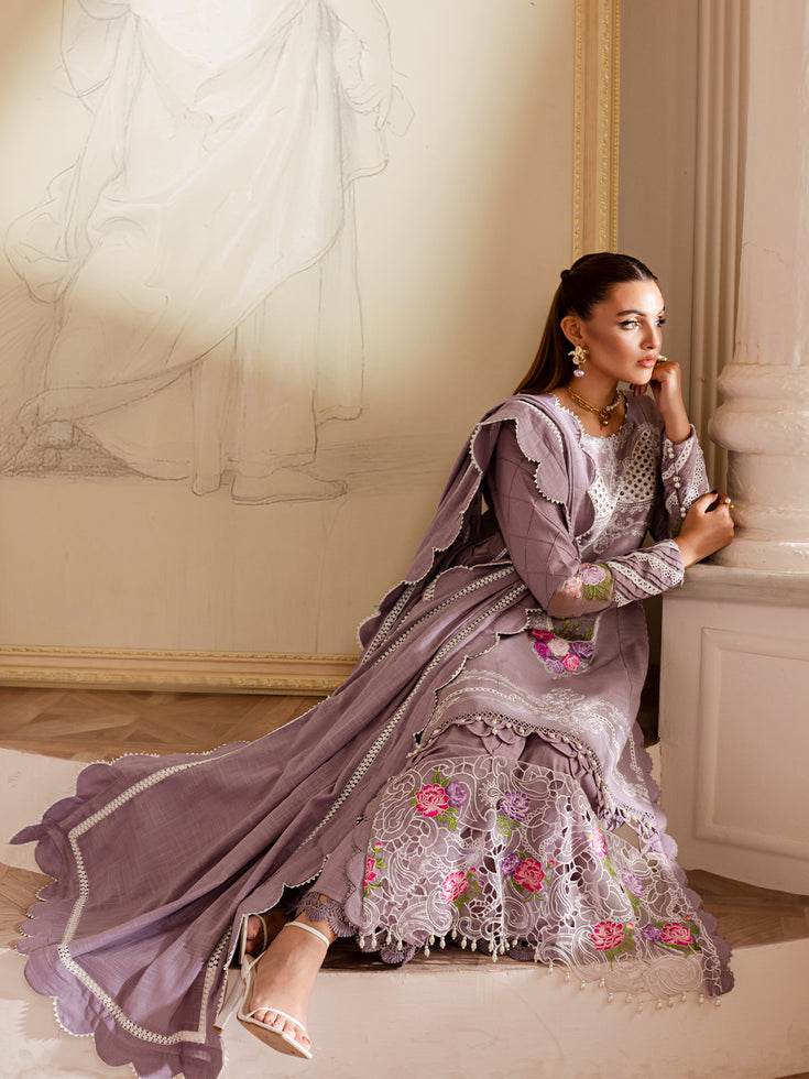 Parishay | Mira Winter | MW-04 | 3 PC Khaddar by Parishay - Designer Dress - Type: Luxury - Available at Libayah - 100% Original
