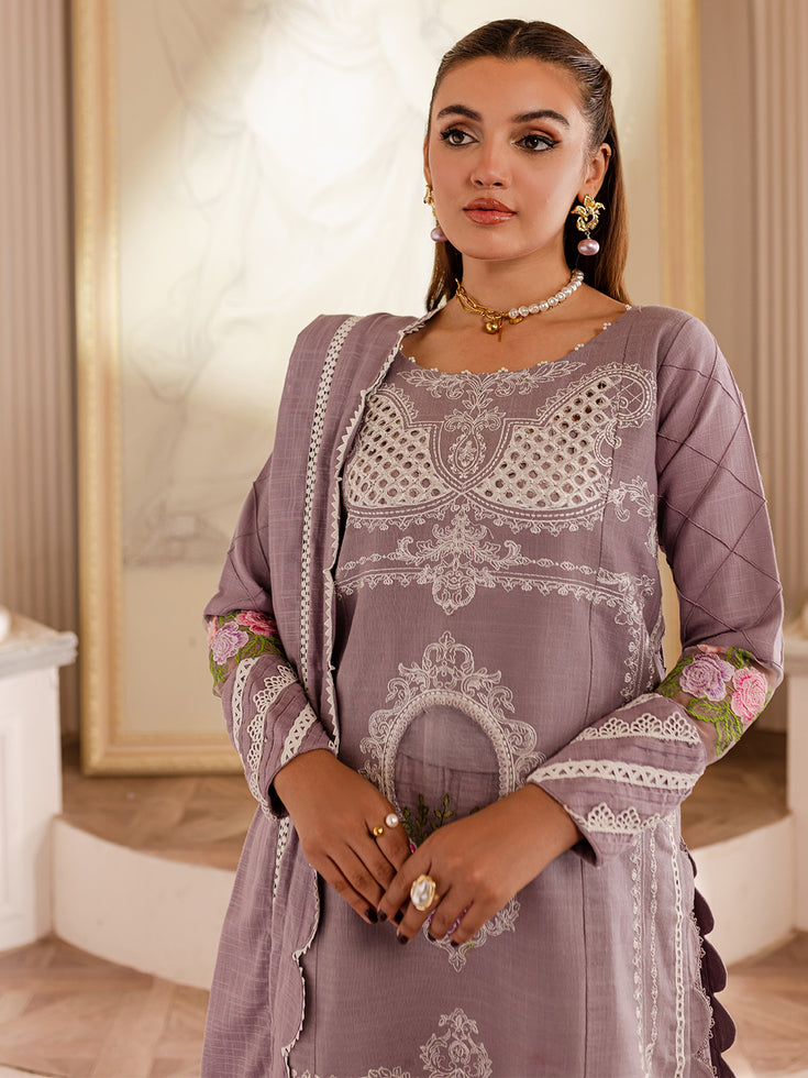 Parishay | Mira Winter | MW-04 | 3 PC Khaddar by Parishay - Designer Dress - Type: Luxury - Available at Libayah - 100% Original