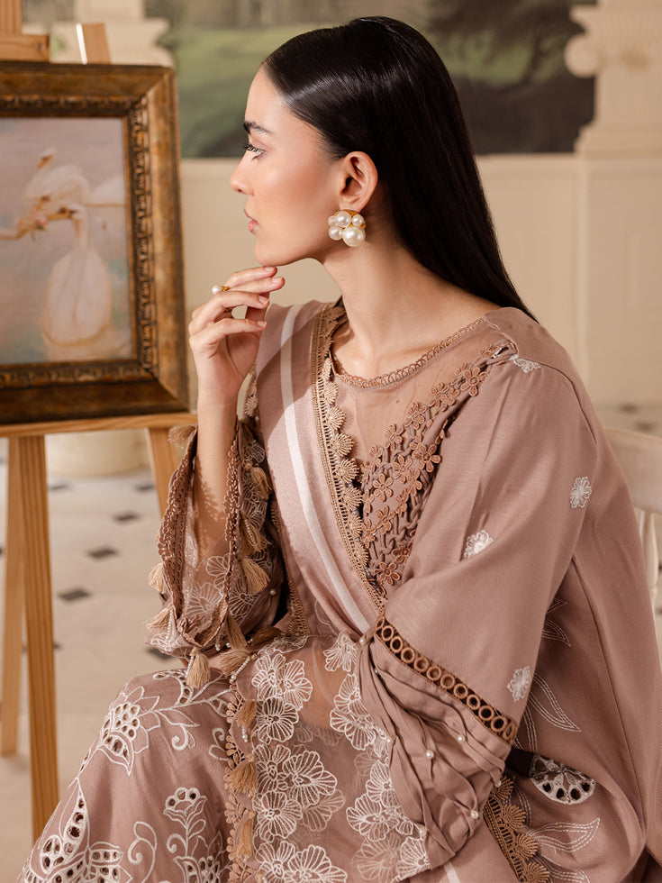 Parishay | Mira Winter | MW-06 | 3 PC Crepe by Parishay - Designer Dress - Type: Luxury - Available at Libayah - 100% Original
