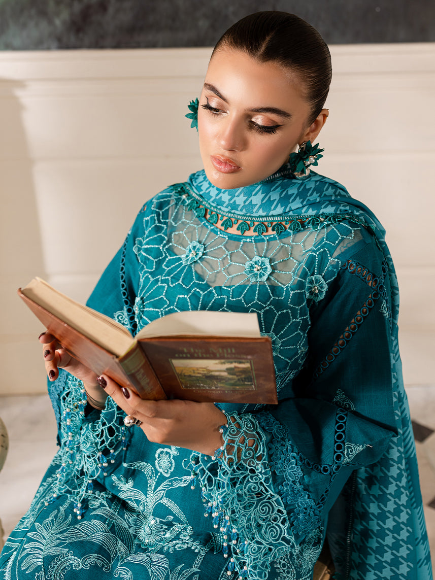 Parishay | Mira Winter | MW-12 | 3 PC Khaddar by Parishay - Designer Dress - Type: Luxury - Available at Libayah - 100% Original