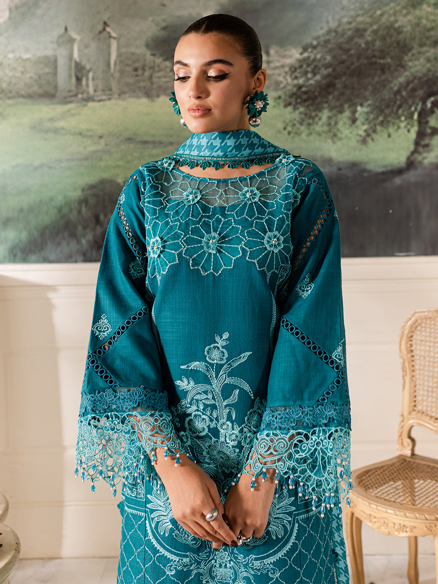 Parishay | Mira Winter | MW-12 | 3 PC Khaddar by Parishay - Designer Dress - Type: Luxury - Available at Libayah - 100% Original