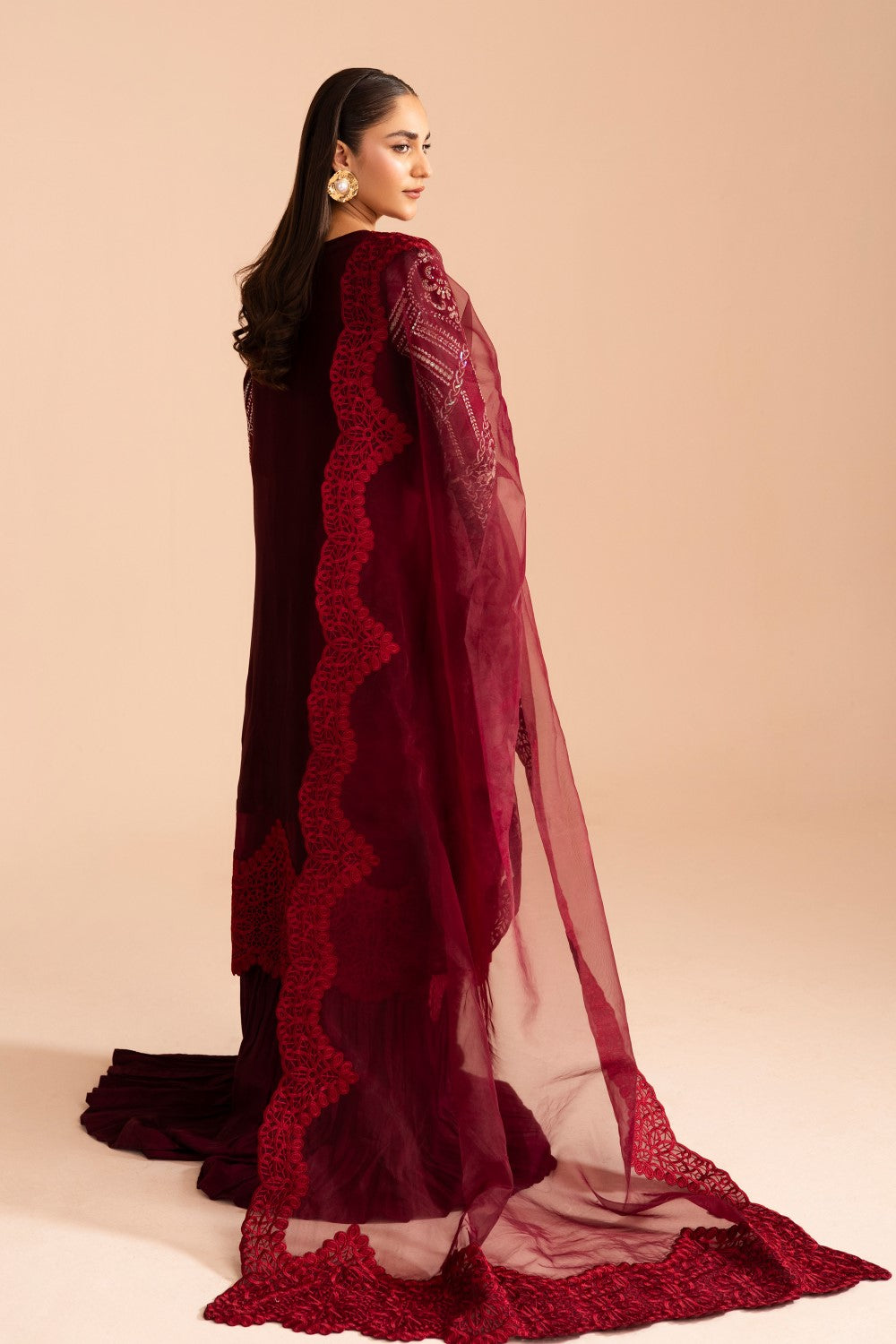 Maryum N Maria | Iris Formals | JHEEL - MW40013 by Maryum N Maria - Designer Dress - Type: Ladies Clothes - Available at Libayah - 100% Original