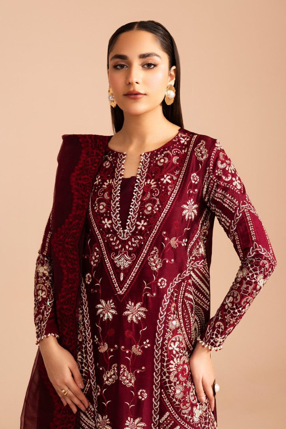 Maryum N Maria | Iris Formals | JHEEL - MW40013 by Maryum N Maria - Designer Dress - Type: Ladies Clothes - Available at Libayah - 100% Original