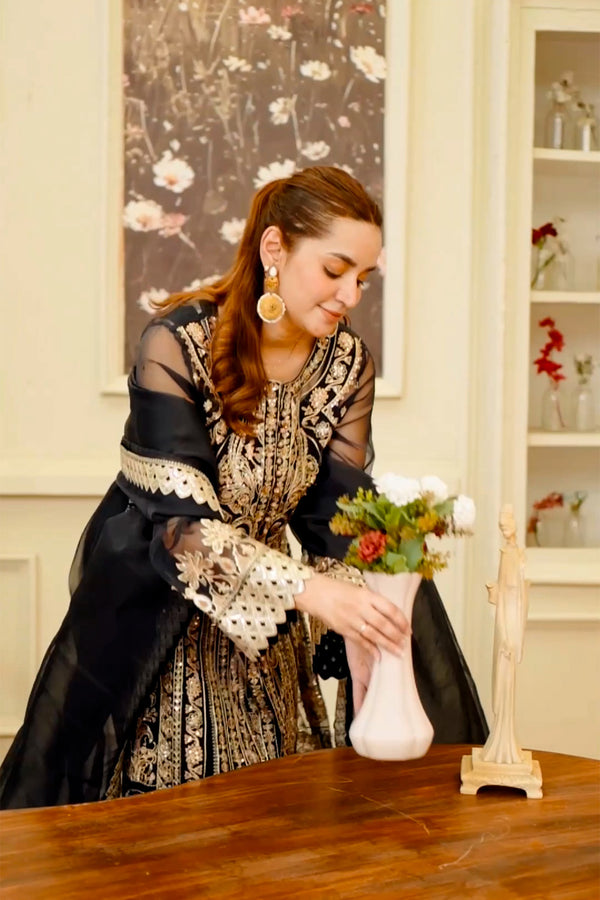 Maryum N Maria | Farisha Formals| ELEA - MW40081 by Maryum N Maria - Designer Dress  - Type : Ladies Clothes - Available at Libayah - 100% Original 